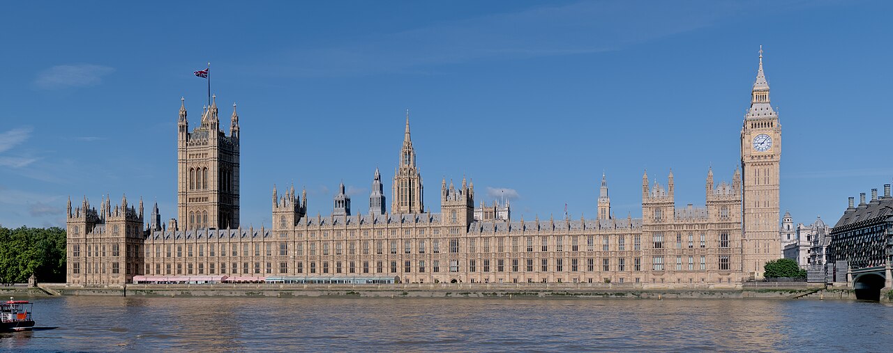 Palace of Westminster: Parlament des vereinigten Königreichs, London 2024. Foto: Celuici, Quelle: Wikimedia Commons&nbsp;