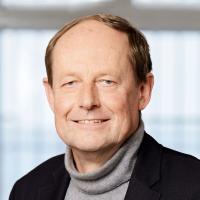 Farbiges Portrait von Mann