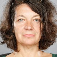 Farbiges Portrait einer Frau