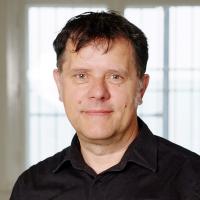 Farbiges Portrait von Mann